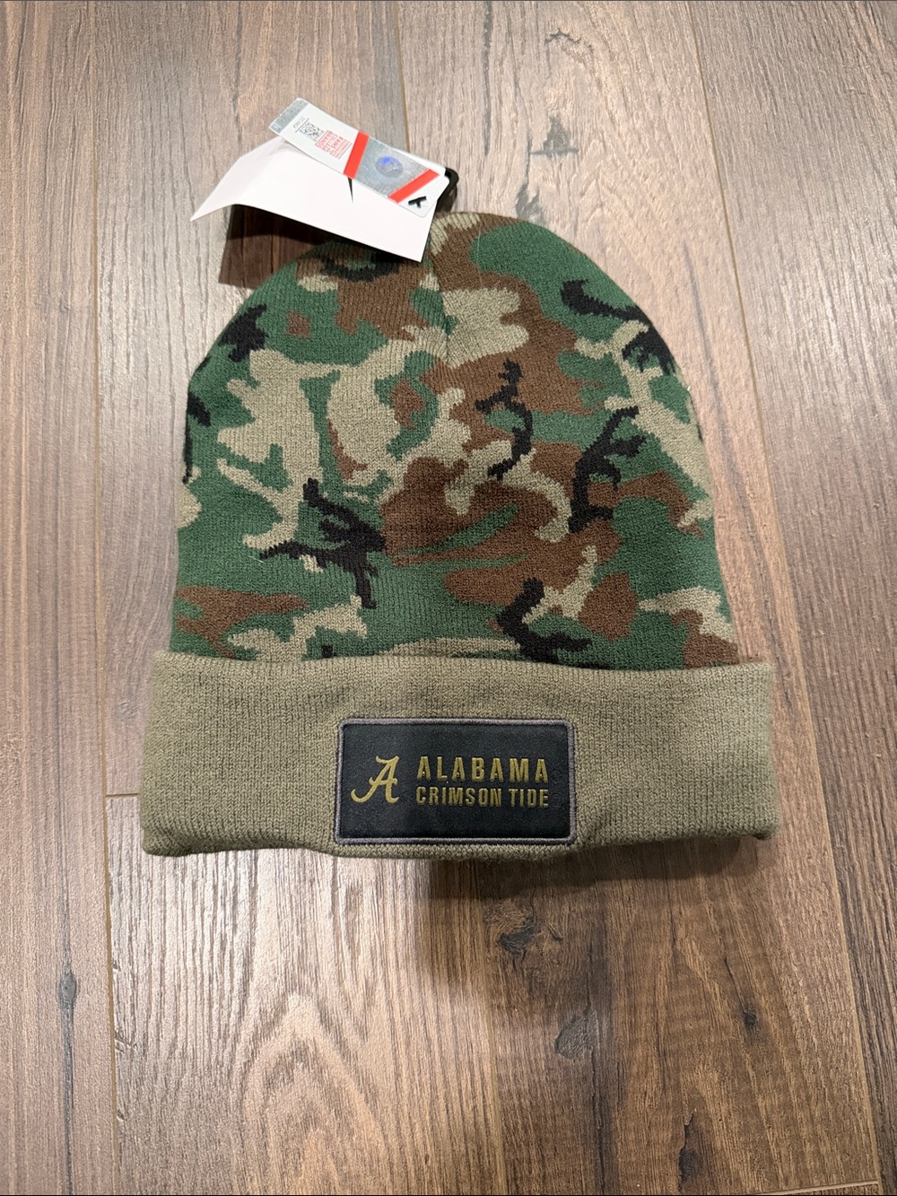 Nike Men’s Beanie - Alabama Crimson Tide Camo Beanie - CAMO - Military Beanie
